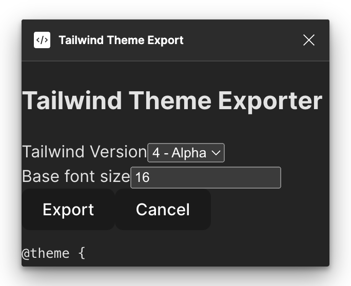 Creating a Figma Plugin for Tailwind 4